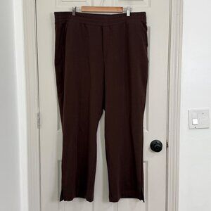 Old Navy Active Dynamic Fleece Sweatpants Womens XXL Brown High Rise Wide Leg